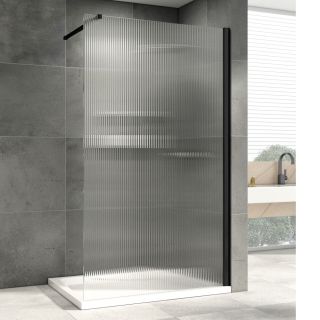 Душевая перегородка ABBER Immer Offen AG61101R8 100см чёрный